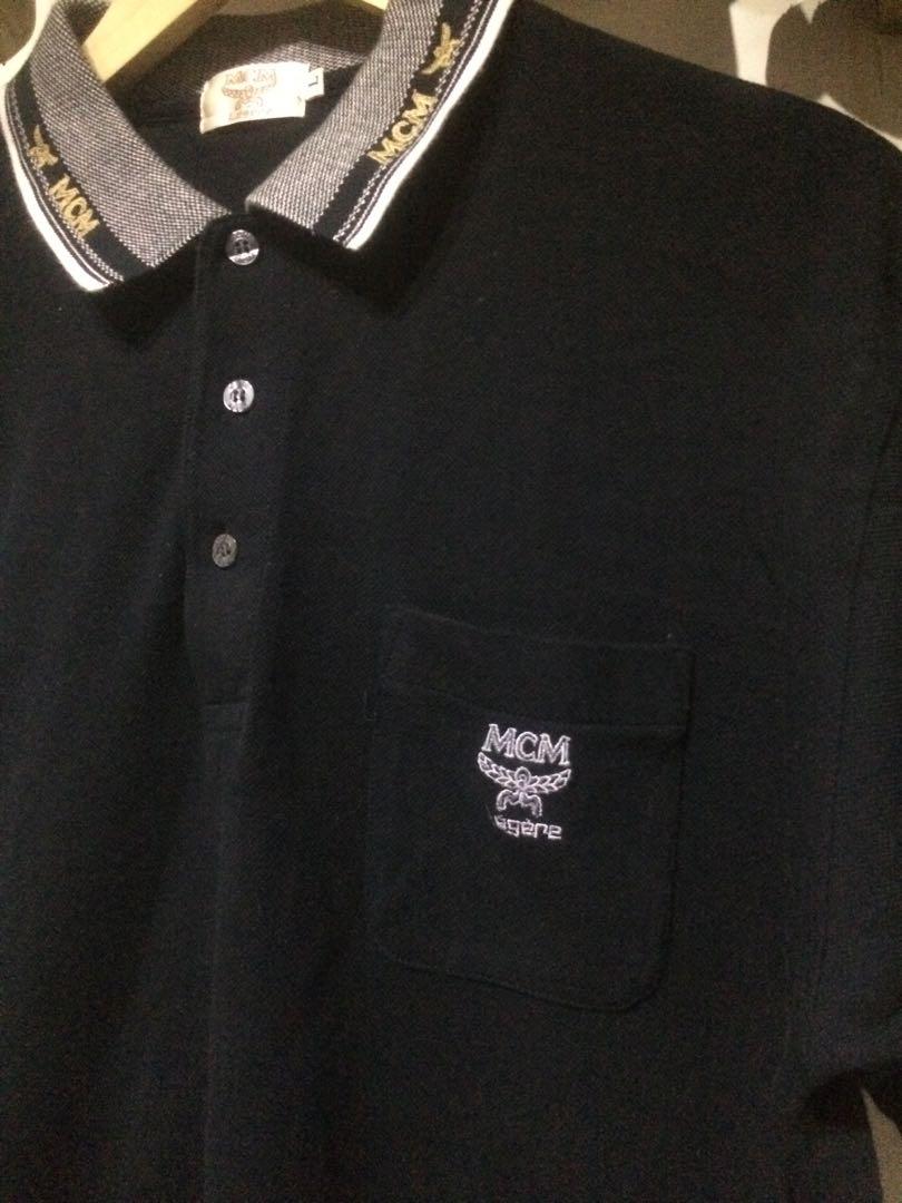 Polo Shirt MCM, Fesyen Pria, Pakaian 