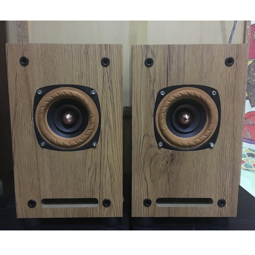 Rare 4 Inches Full Range Bookshelf Speakers Dimension 22 17 5