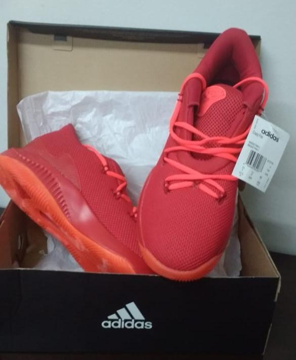 Adidas crazy fire red hot sale