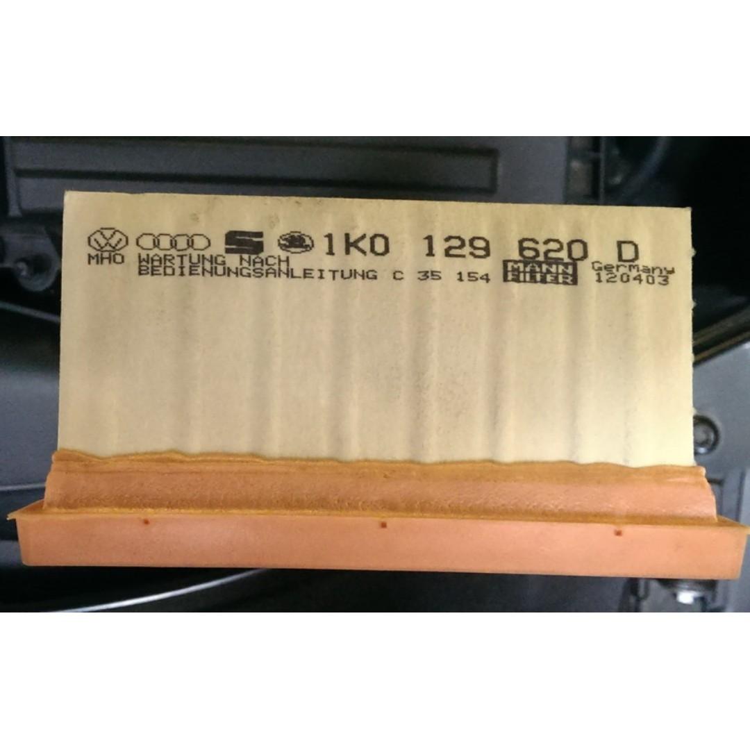 Air Filter 1K0 129 620 D for Audi Volkswagen, Auto Accessories on Carousell