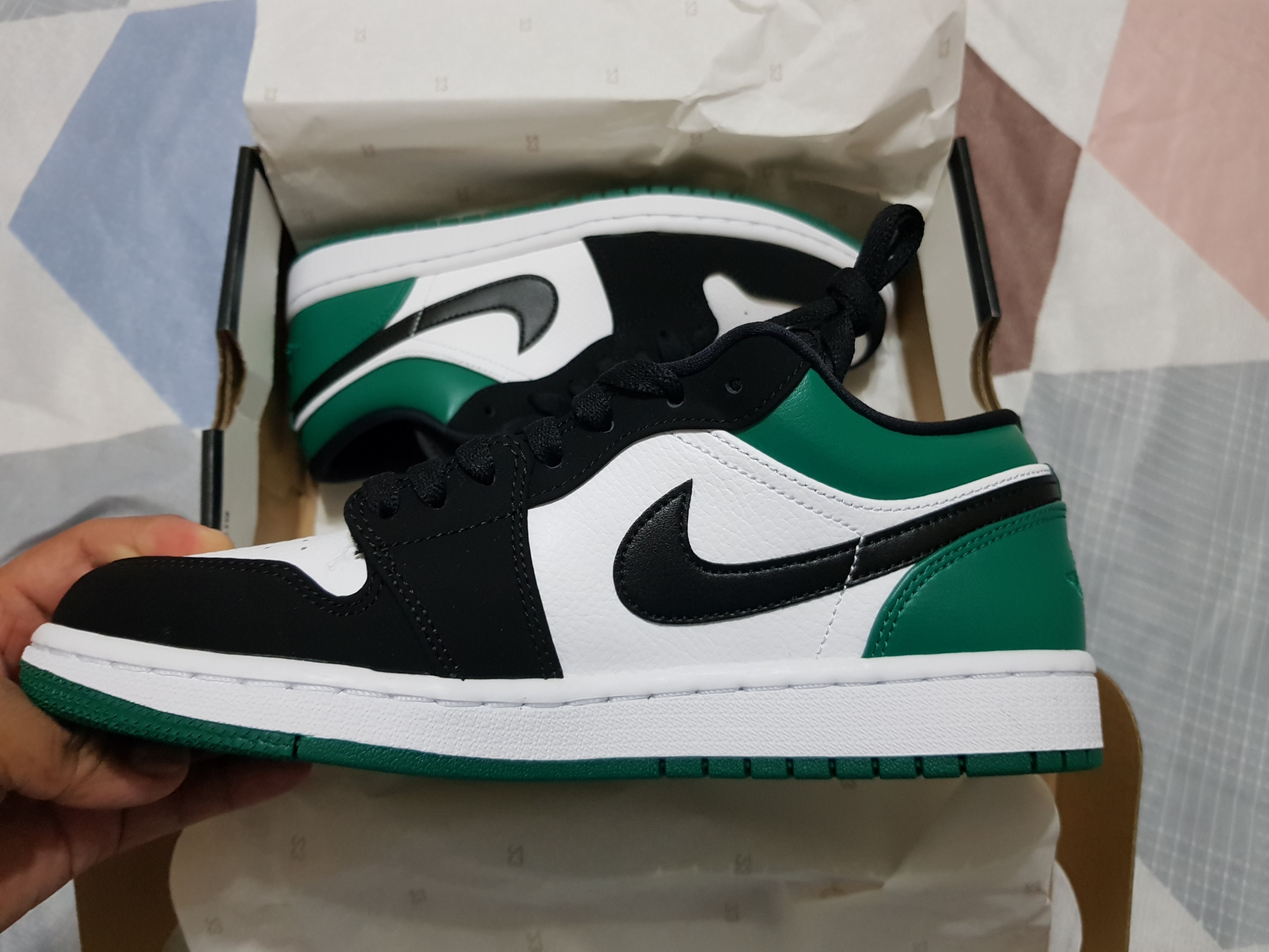 Aj 1 low mystic green clearance