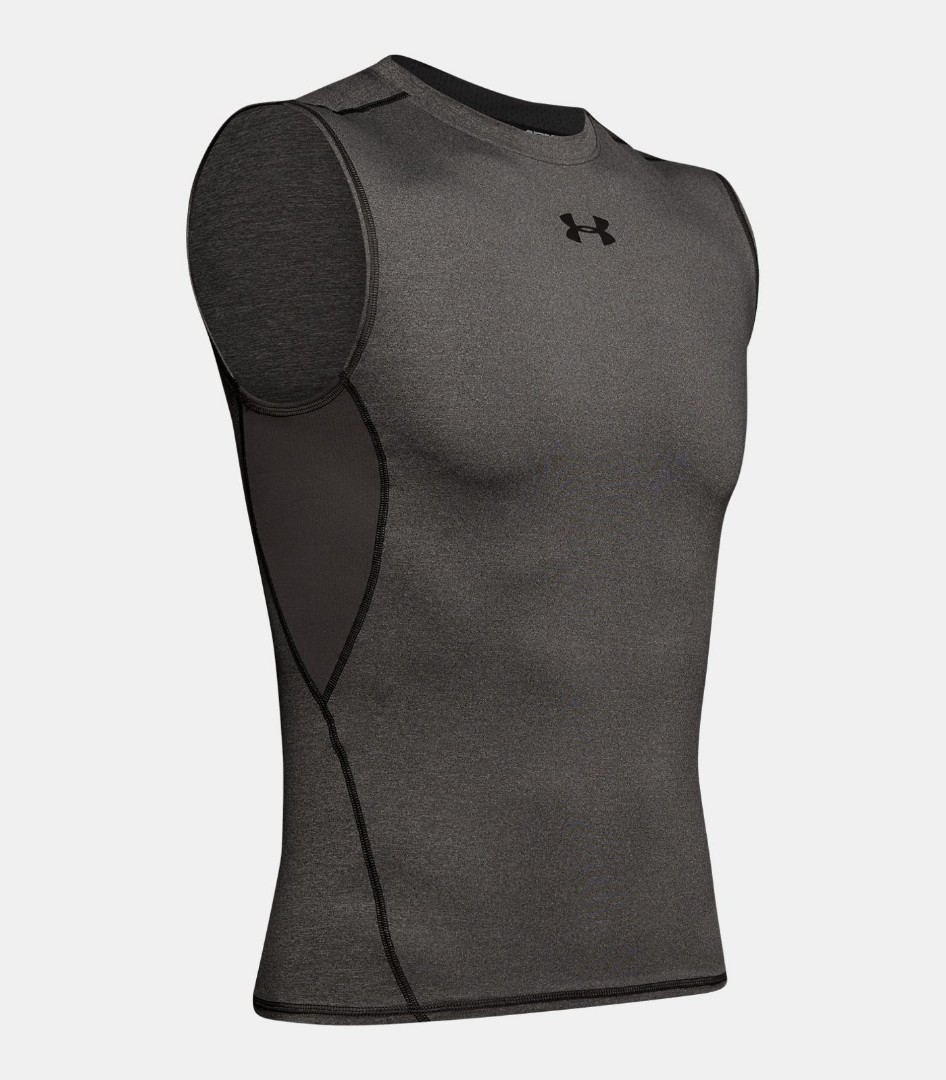 under armour heatgear sleeveless compression shirt