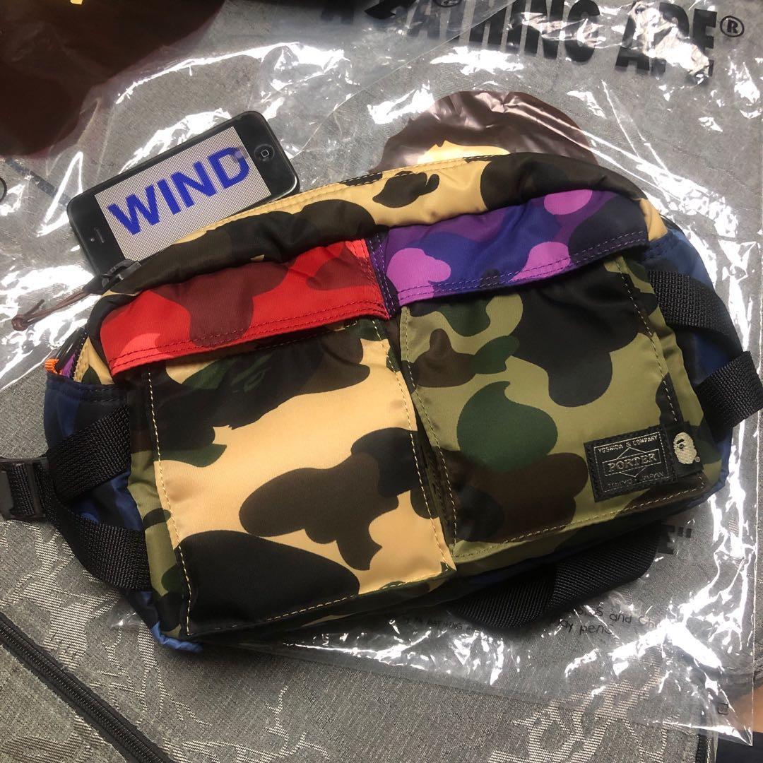 Bape x Porter Mix Camo Waist Bag