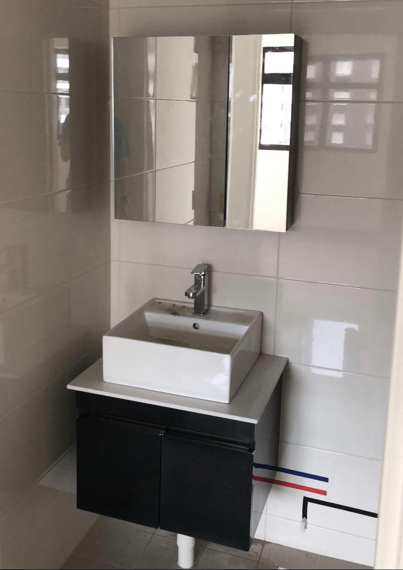 Basin Cabinet Furniture Shelves Drawers On Carousell
