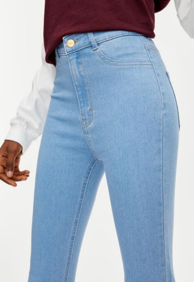 bershka high waist jeans