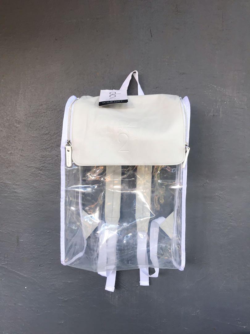 Calvin klein clear backpack sale