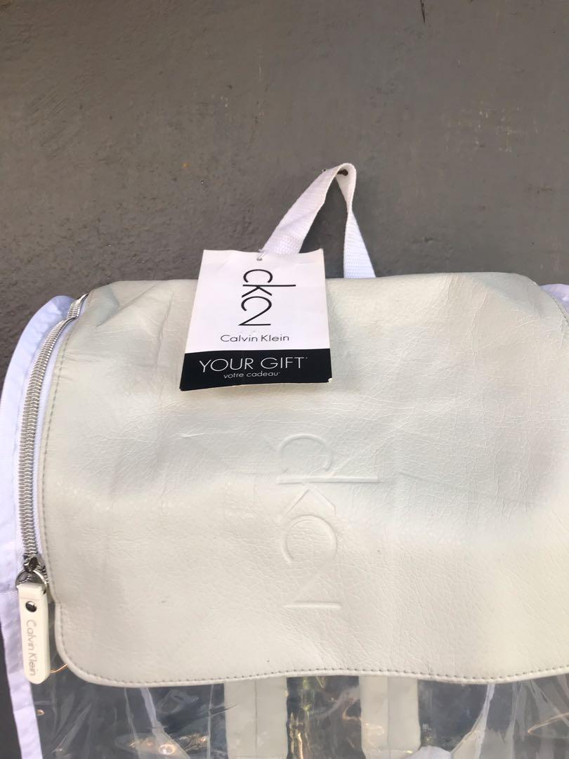 Calvin klein clearance clear backpack
