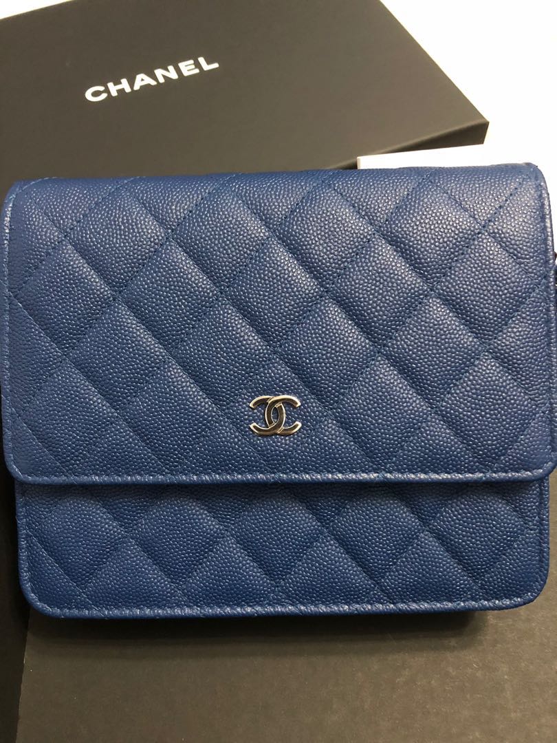 Chanel square woc caviar, Luxury, Bags & Wallets on Carousell