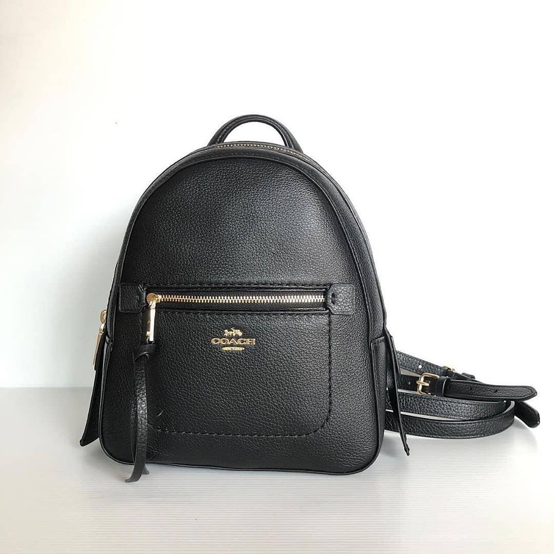 Coach andi backpack black size 20 x 24cm