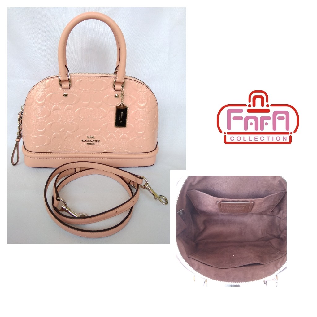 Coach F27597 Mini Sierra Embossed Melon