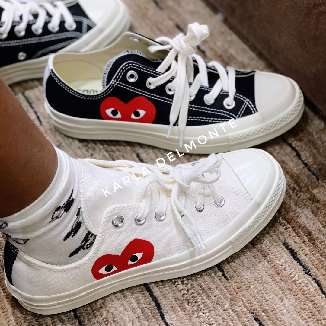 converse x comme des garçons play chuck 70 sneakers