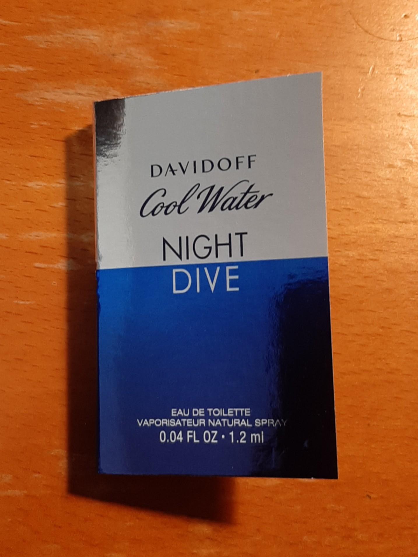Davidoff Cool Water Night Dive Sample Health Beauty Perfumes Deodorants On Carousell