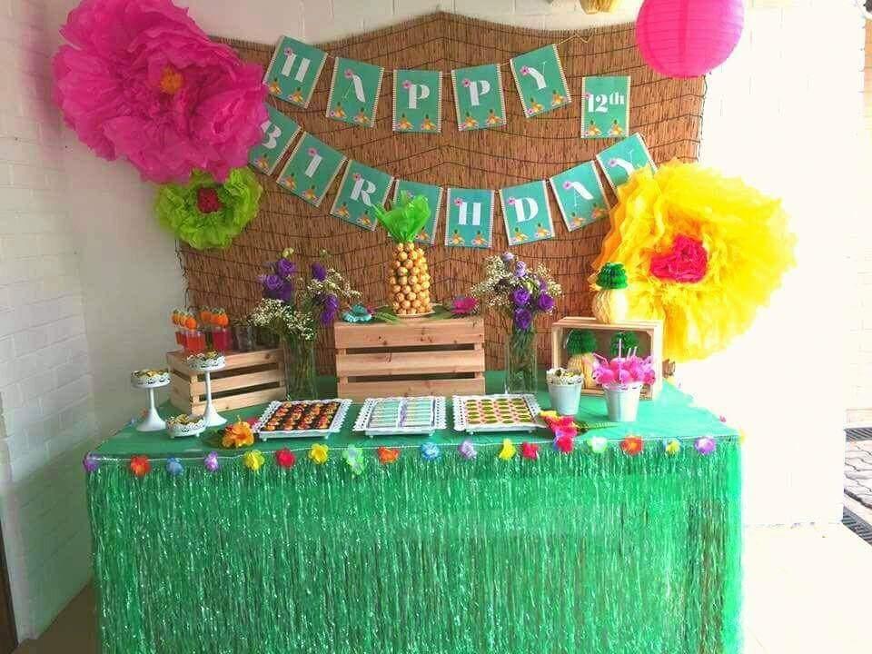 Dessert Table Hawaiian Theme, Everything Else on Carousell