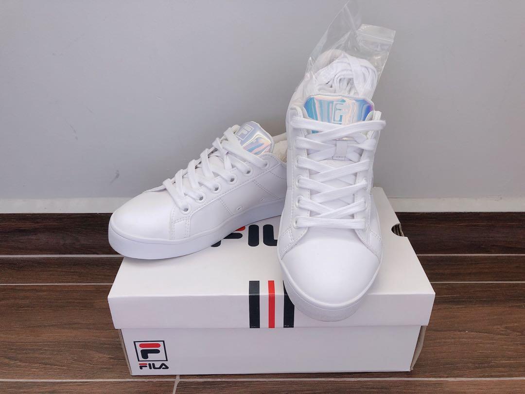 Fila Court Deluxe Prism Sneakers Women s Fashion Footwear Sneakers on Carousell