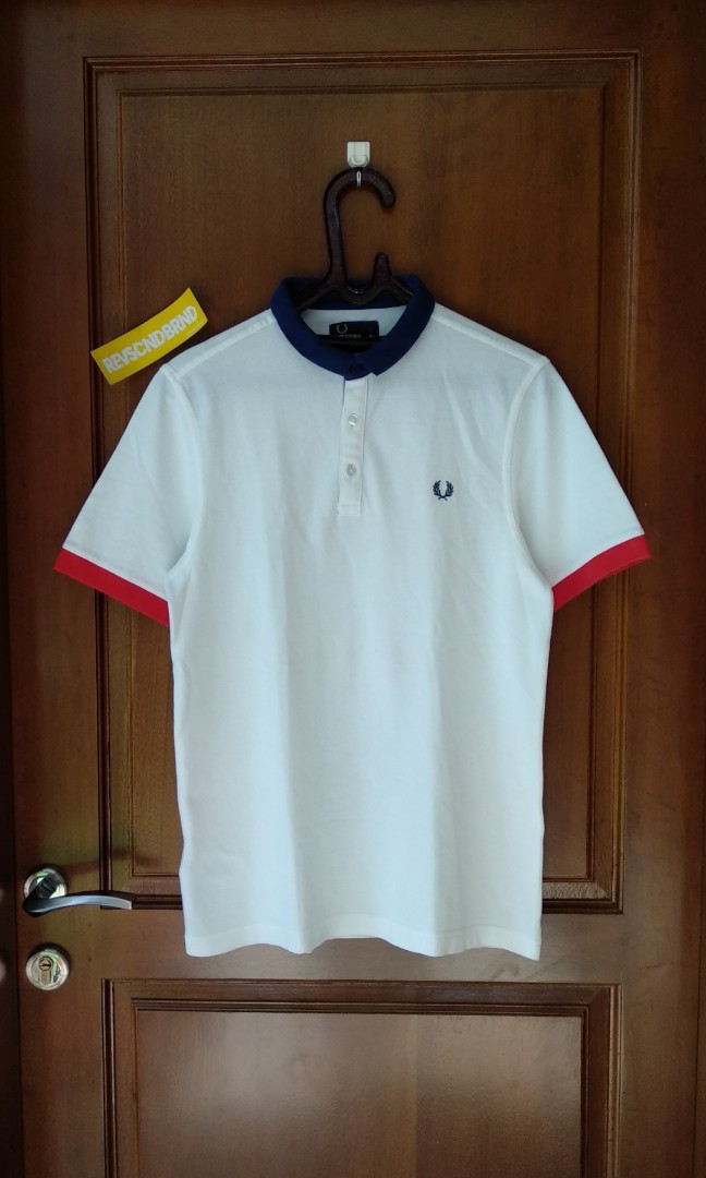 fred perry block collar