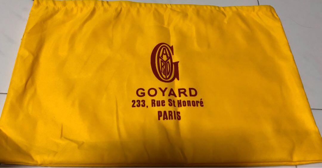 authentic goyard dust bag