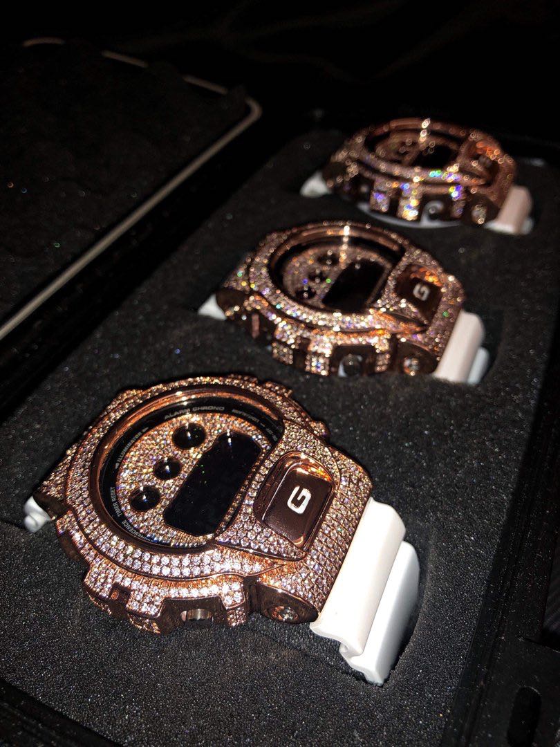 blinged out g shock