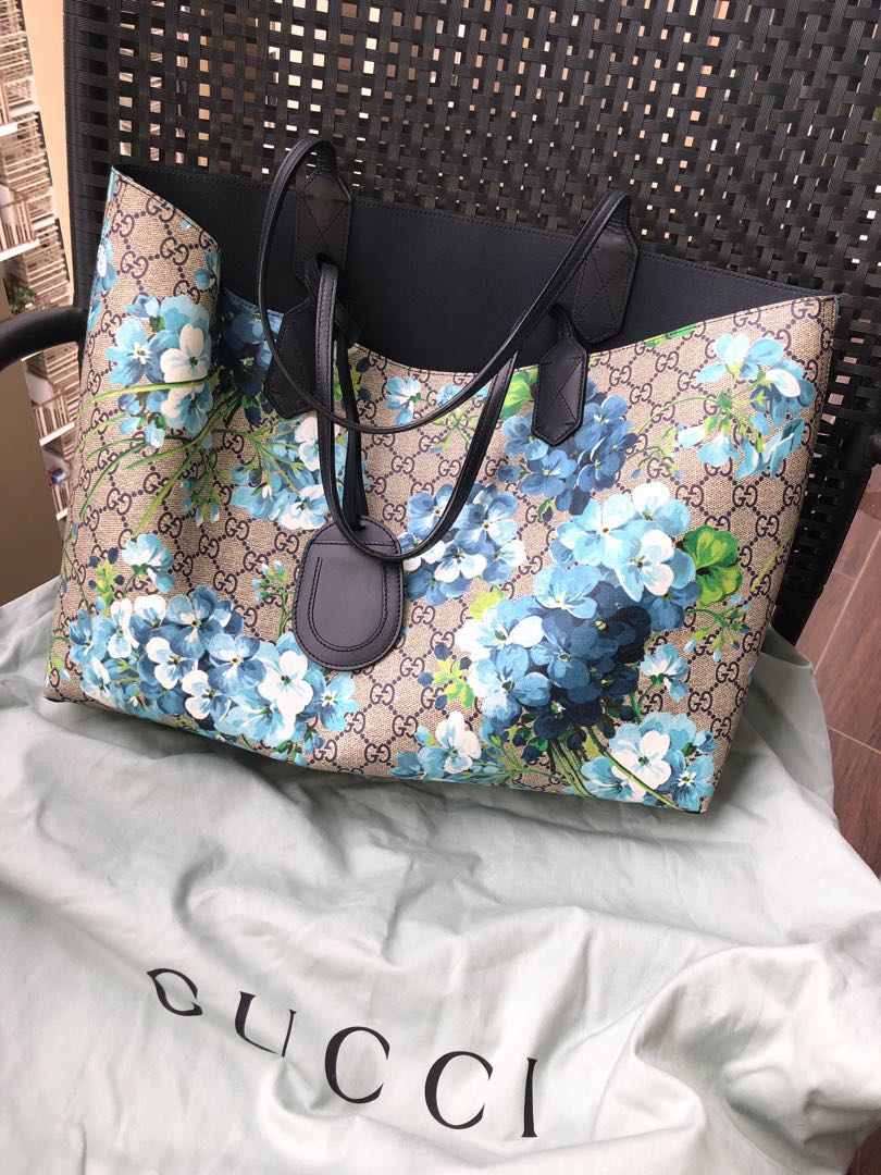 gucci bloom bag blue