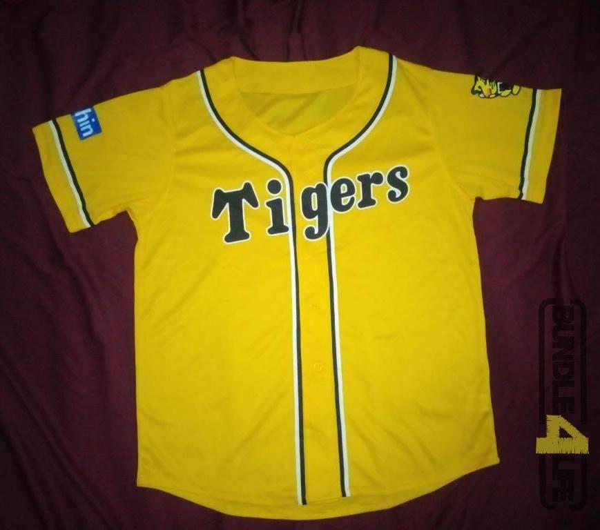 Limited Japan Hanshin Tigers 85th Anniversary Baseball Jersey Yellow