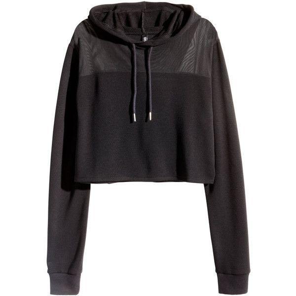 black hoodie cropped
