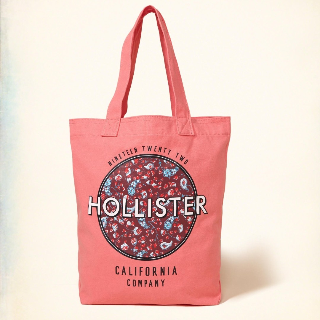 hollister canvas bag