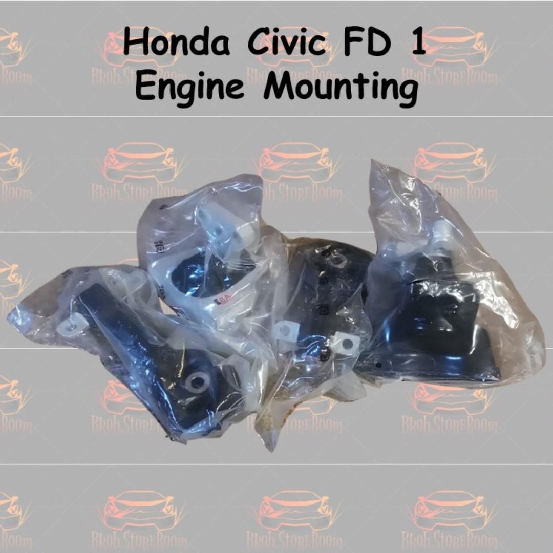 Honda Civic FD1 Engine Mounting (Set of 4pcs), Car Accessories 