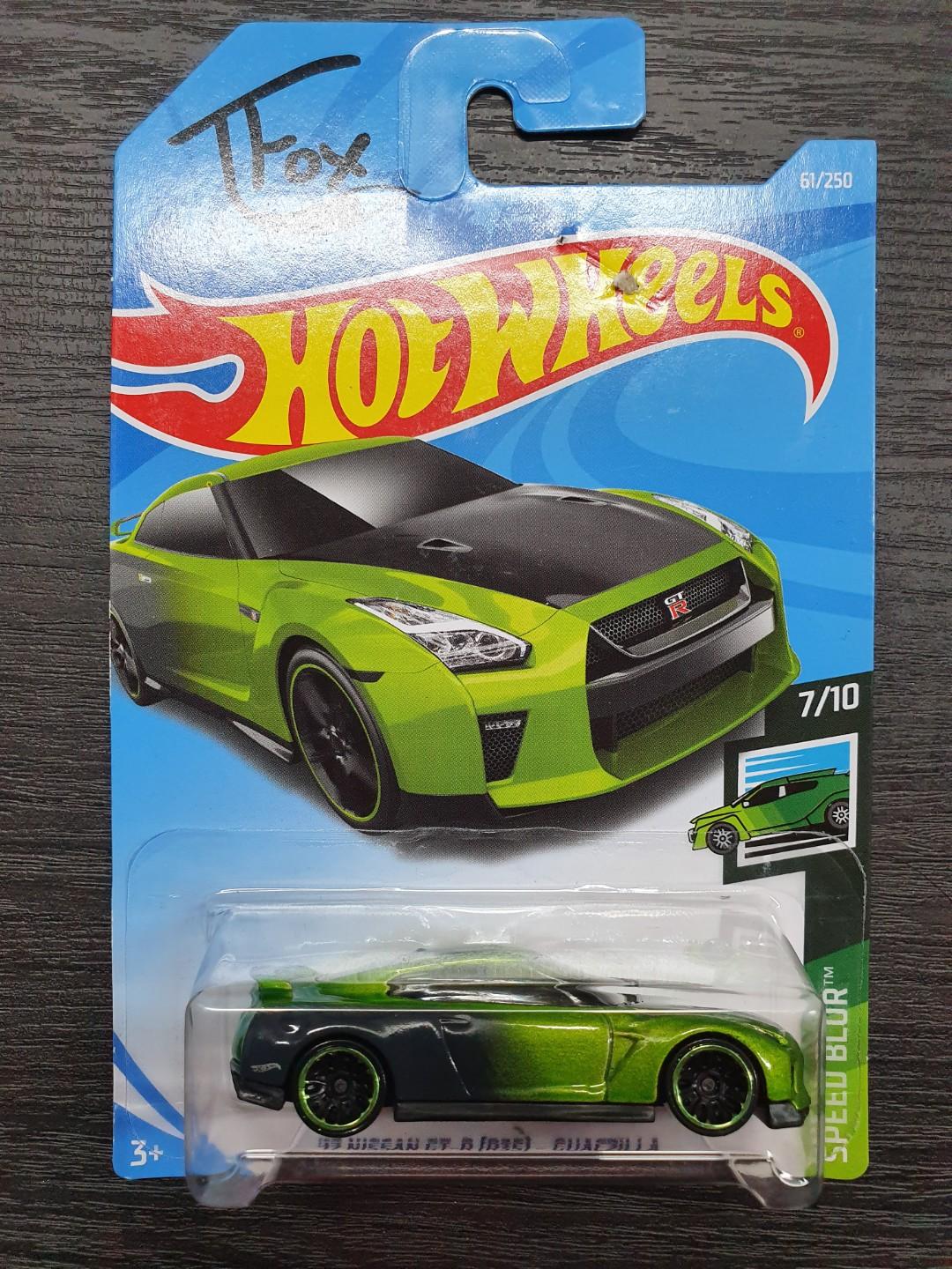 Hot Wheels 17 Nissan GT R R35 Guaczilla Hobbies Toys Toys