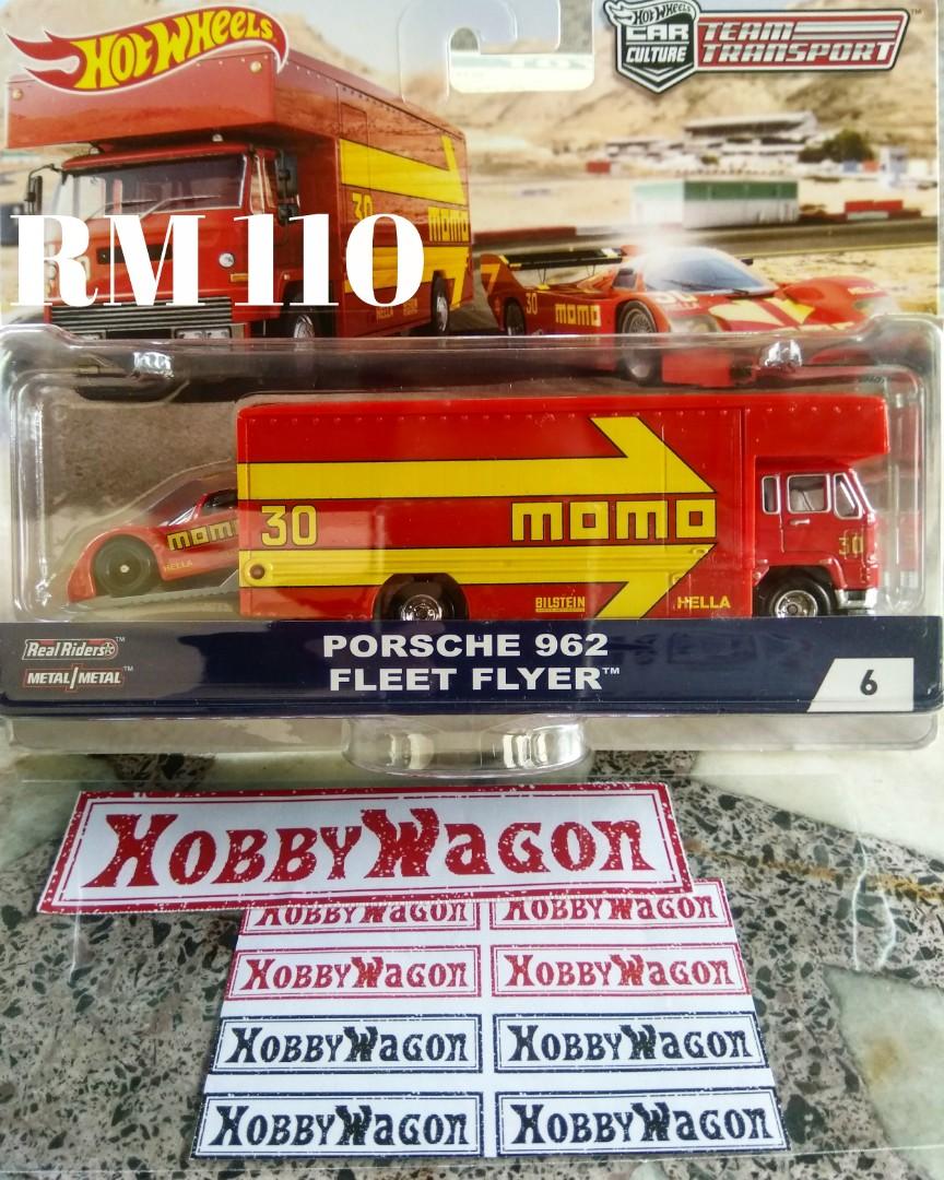 Hot wheels porsche 962 fleet flyer top
