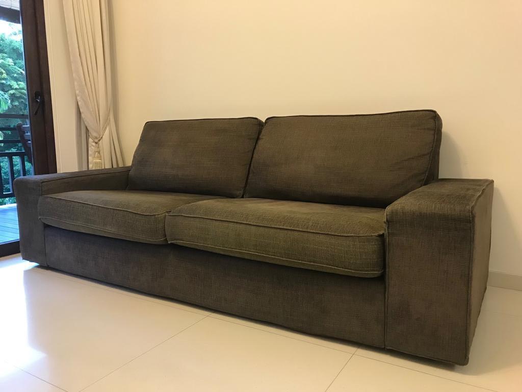 IKEA Kivik Threeseat Sofa, Furniture & Home Living, Furniture, Sofas