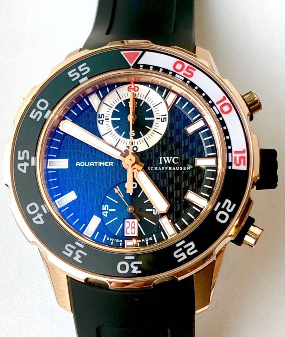 IWC AQUATIMER IW376903 18K Rose Gold Automatic FULLSET