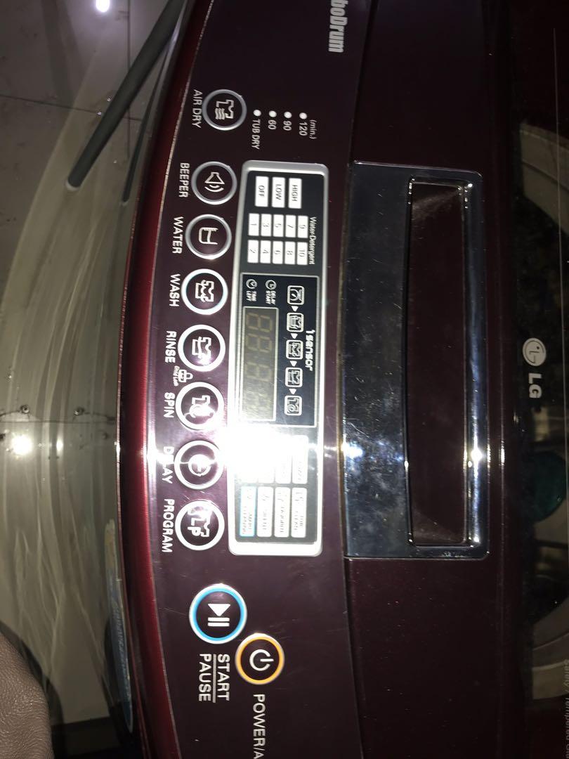 Lg Mesin Cuci 1 Tabung Wf S1100cr 11 Kg Perabotan Rumah Di Carousell