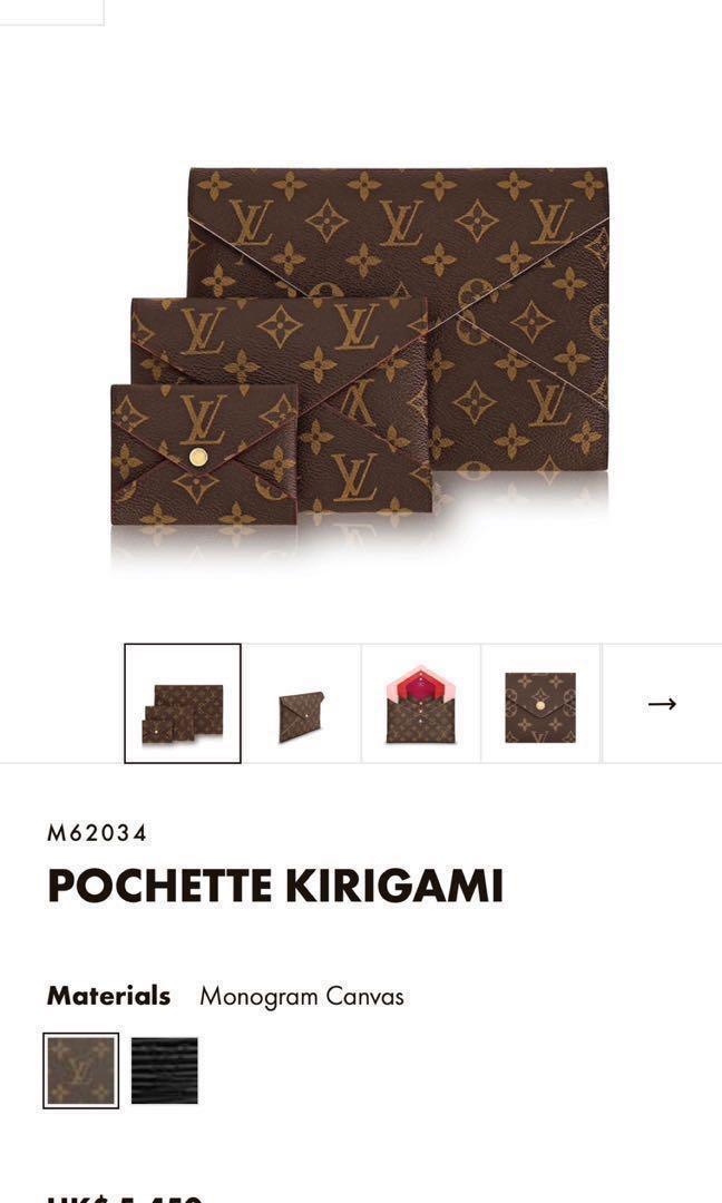 M62034 discount kirigami pochette