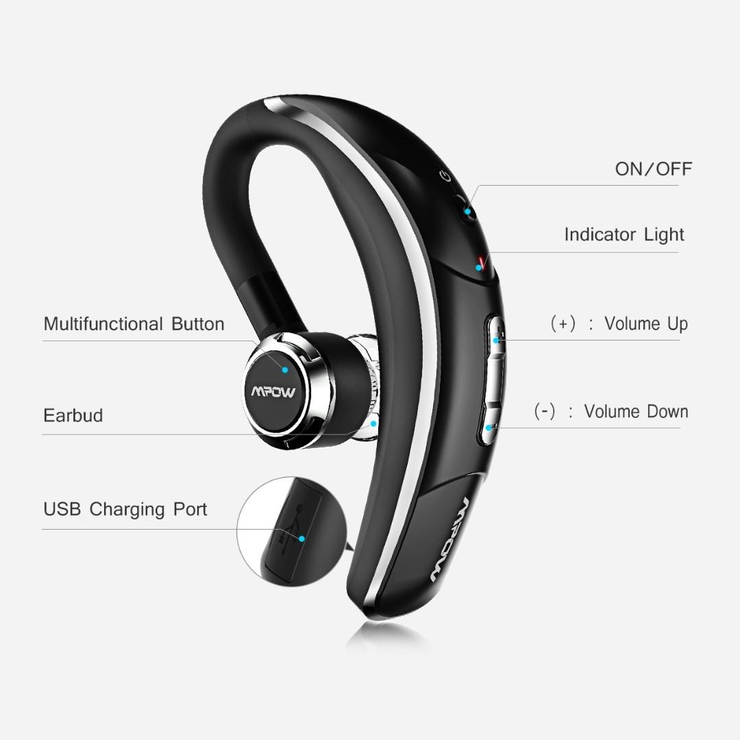 MPOW Wireless Bluetooth Earphone. Model BH028A Audio Headphones