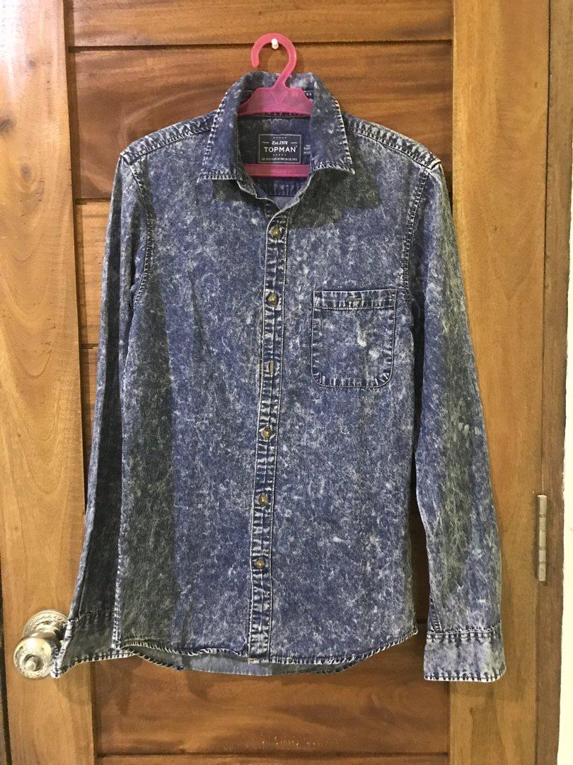 Original Topman Denim Longsleeves Polo (Category: Tshirts & Polo Shirts ) located in Santa Rosa. Submitted by aksgirl (Listing ID 233485067, Image 1). Description: Used only once :) *Price is still negotiable*.