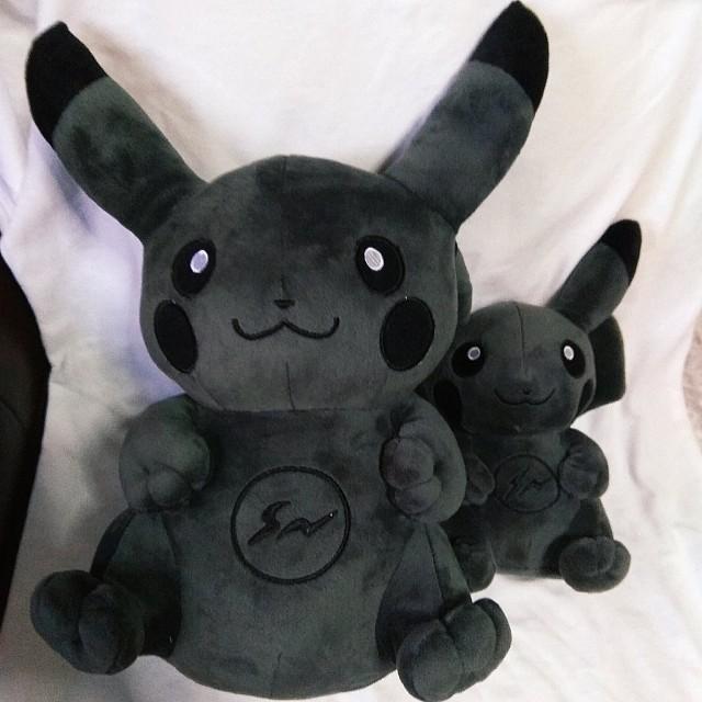 black pikachu toy