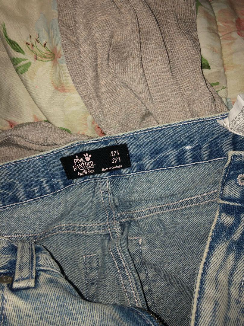 pull and bear pink panther jeans