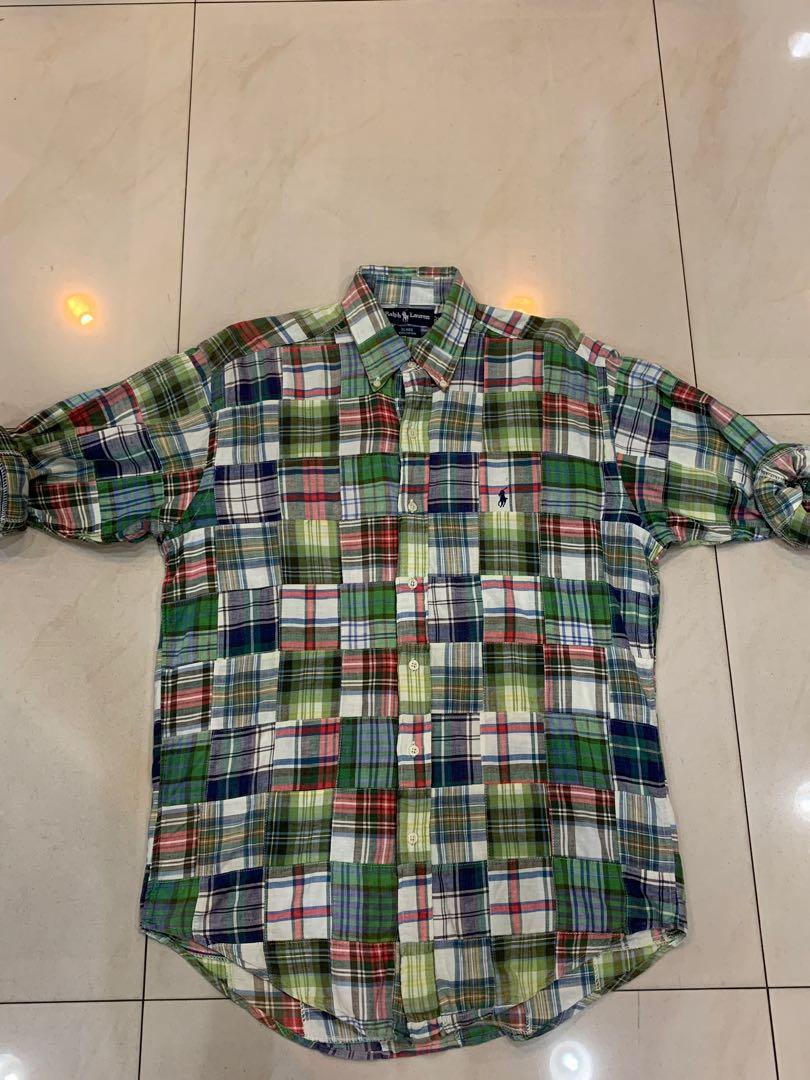 ralph lauren patchwork shirt