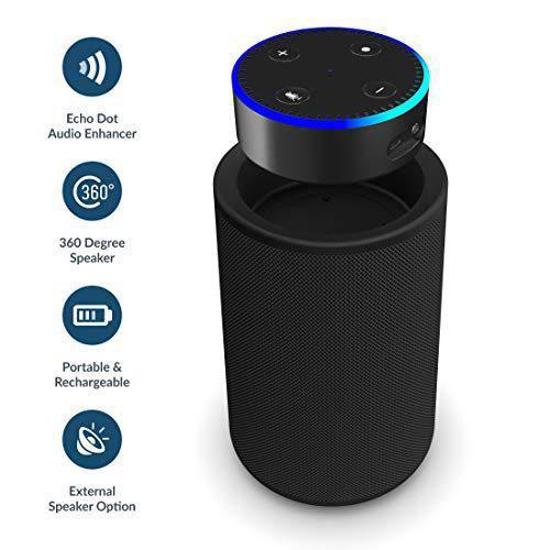 echo dot portable speaker