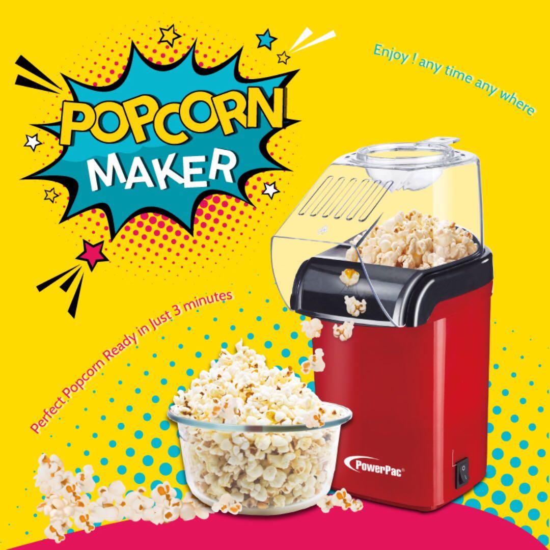 electric hot air popcorn maker