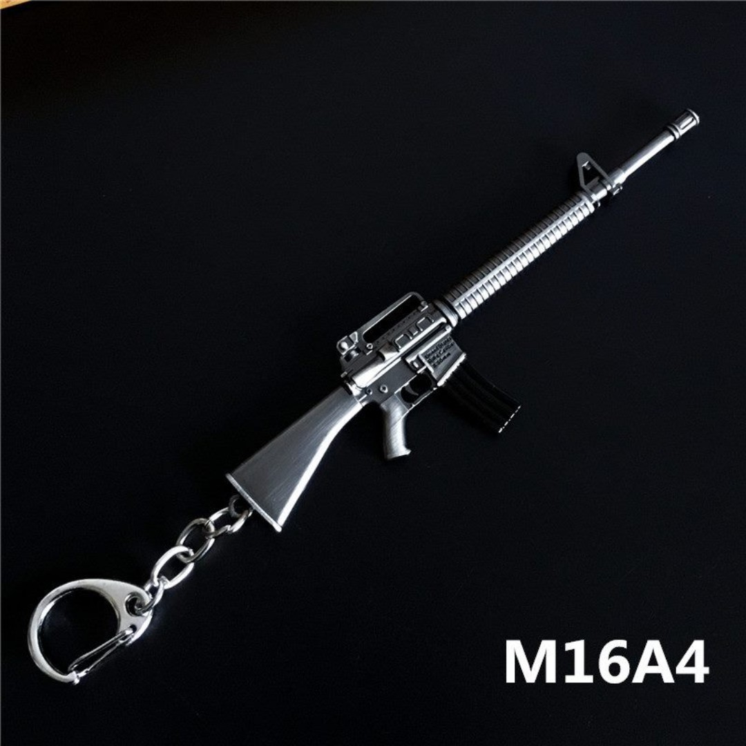 PUBG M16A4 Assault Rifle Keychain, Hobbies & Toys, Collectibles ...
