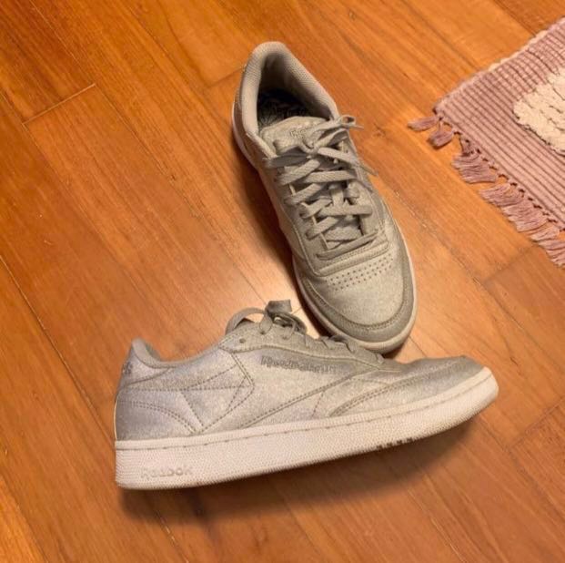 Reebok diamond top silver