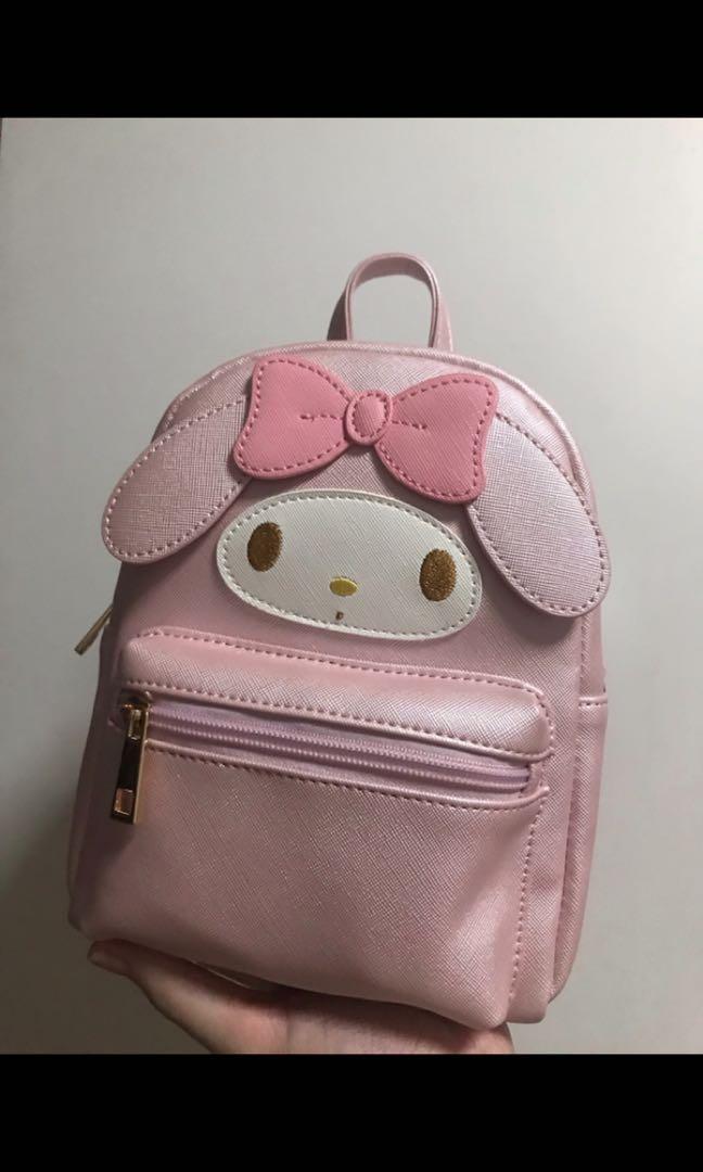 Sanrio My Melody Daypack Backpack Mascot w/ Coin Case Travel Bag SunArt 