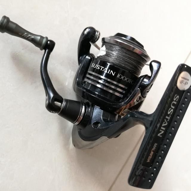 Shimano Sustain 1000FG (Want to sell, No trades), Sports Equipment,  Bicycles & Parts, Parts & Accessories on Carousell