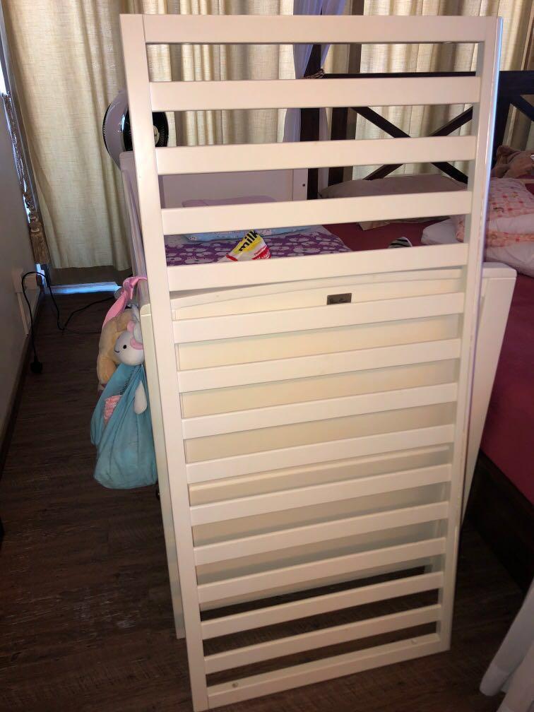 Silver Cross Nostalgia Baby Cot Bed Antique White With Bottom