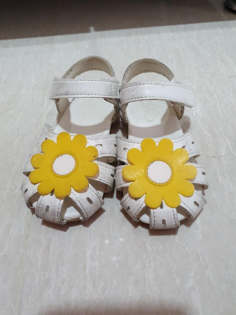 yellow sunflower shoes