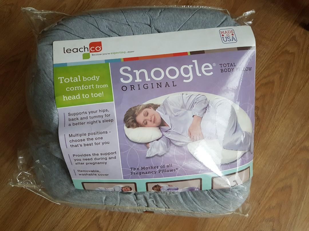 Snoogle Pregnancy Breastfeeding Pillow Babies Kids Maternity