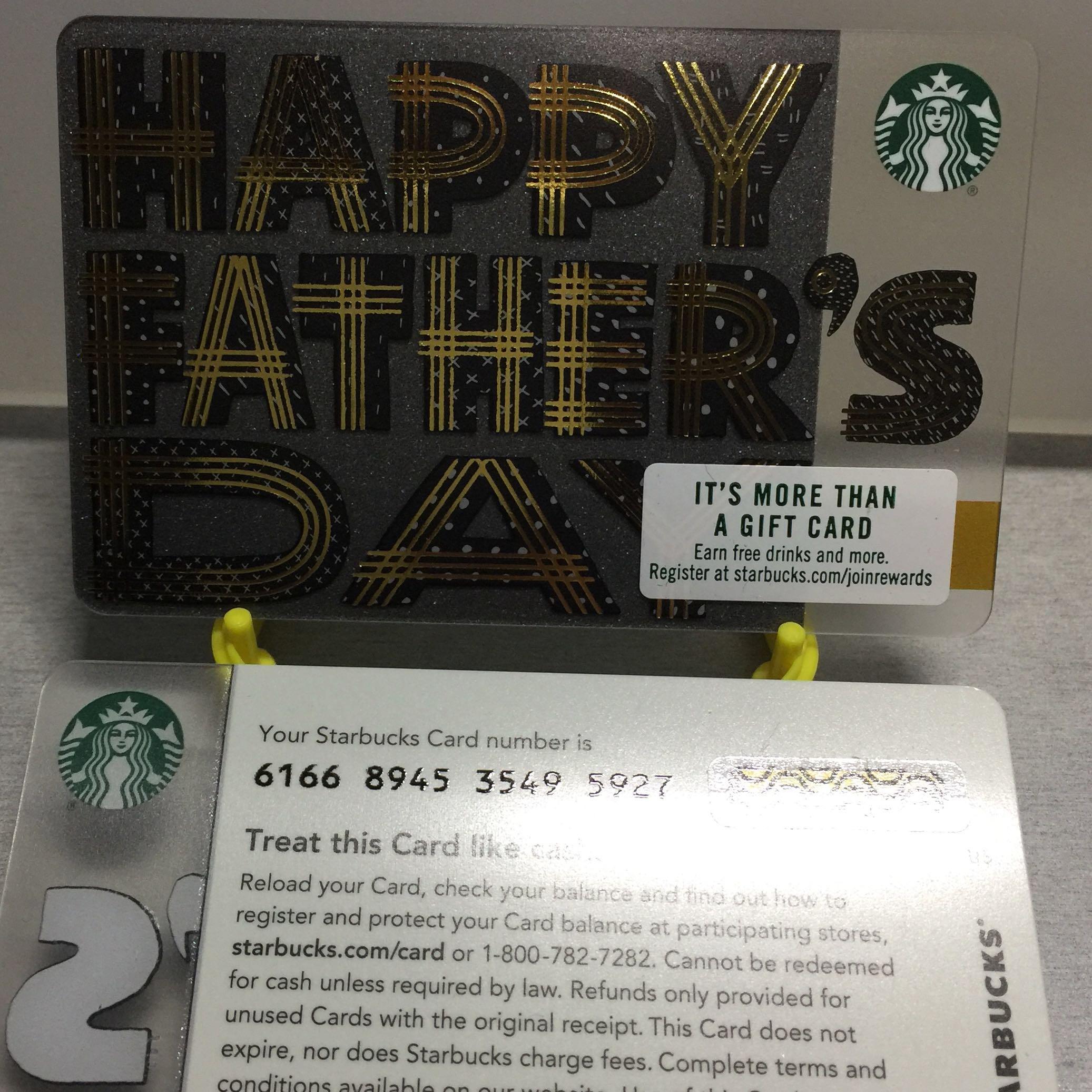 Starbucks Card Happy Fathers Day Everything Else Others On Carousell