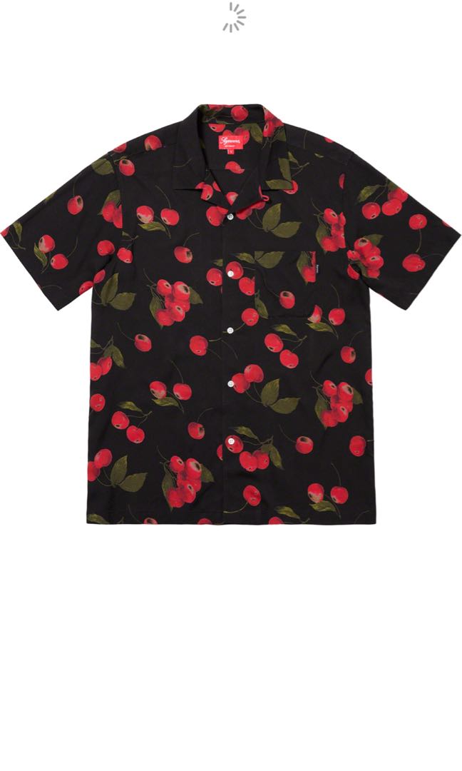 supreme cherry rayon shirt