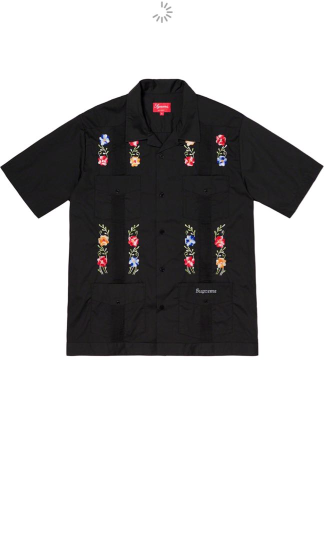 Supreme Flowers Guayabera S/S Shirt