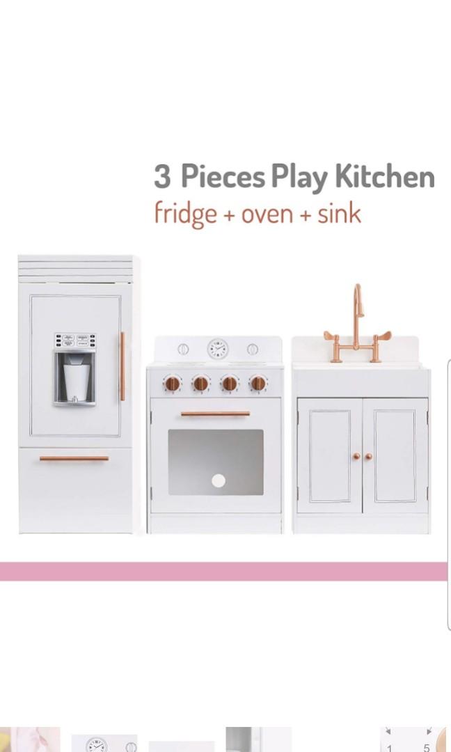 little chef wooden play kitchen